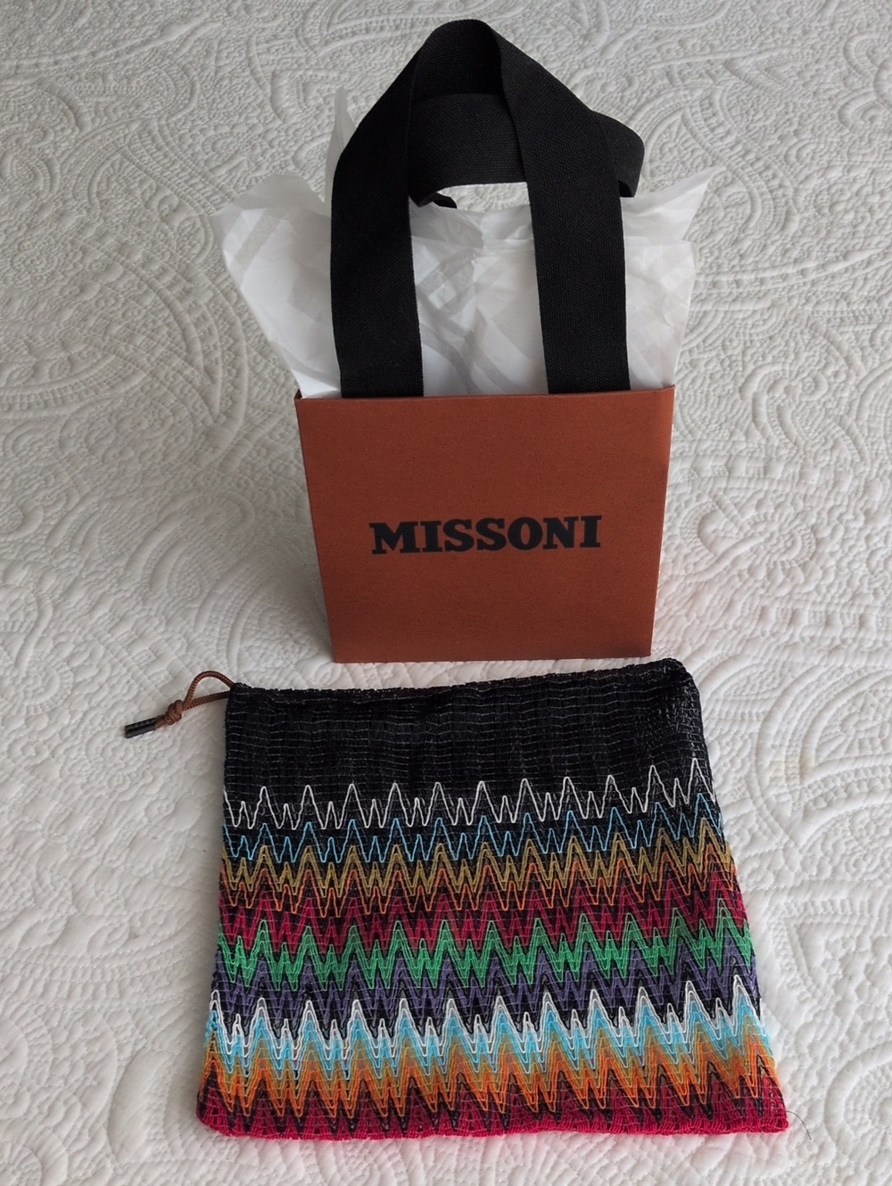 Missoni Authentic Dust Bag + Shopping Bag